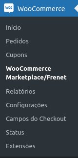 Localização do link no menu do WooCommerce